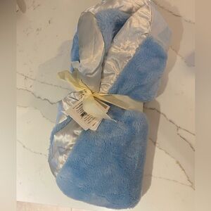 Soft Blue Plush Blanket